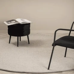 Nohr Vloerkleden|Rond Vloerkleed Lorenda 200cm Grijs