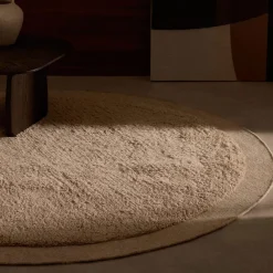 Kave Home Vloerkleden|Rond Vloerkleed Marely Wol, 200cm