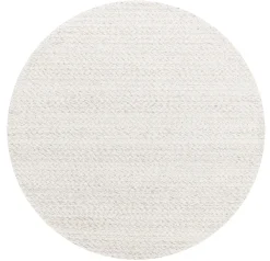 MUST Living Vloerkleden|Rond Vloerkleed Nirvana 150cm, kleur Ivory