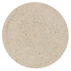 Kave Home Vloerkleden|Rond Vloerkleed Takashi Wol, kleur Grijs