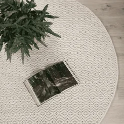 Nohr Vloerkleden|Rond Vloerkleed Turell Wol, 200cm Beige