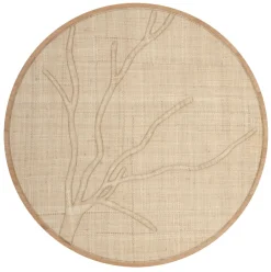 MUST Living Wandpanelen|Rond Wandpaneel Jungle Palmblad, 85cm