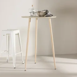 Nohr Bartafels|Ronde Bartafel Quennel 70cm, kleur Whitewash