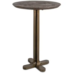 Richmond Interiors Bartafels|Ronde Bartafel Revelin Mangohout, 80cm
