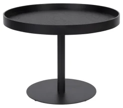 ZILT Zwarte Bijzettafel|Ronde Bijzettafel|Ronde Bijzettafel Andreanna 56cm