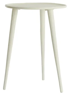 Light & Living Ronde Bijzettafel|Ronde Bijzettafel Babina kleur Crème Cru00e8me