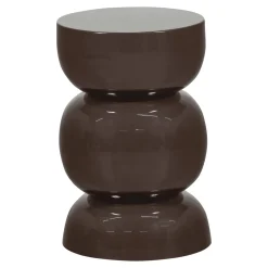 WOOOD Ronde Bijzettafel|Ronde Bijzettafel Breno 30cm, kleur Donkerbruin