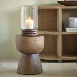 Rivièra Maison Ronde Bijzettafel|Ronde Bijzettafel Cala Llonga Suarhout, 35cm