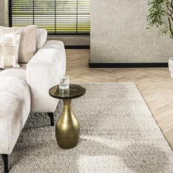 LifestyleFurn Ronde Bijzettafel|Ronde Bijzettafel Cassidi Glas, 30cm