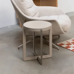 Zuiver Zwarte Bijzettafel|Ronde Bijzettafel|Ronde Bijzettafel Centre 43cm