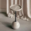 Zuiver Ronde Bijzettafel|Ronde Bijzettafel Cocktail Marmer, 25cm