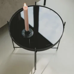 Zuiver Ronde Bijzettafel|Ronde Bijzettafel Cupid Glas, 43cm