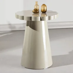 Nohr Ronde Bijzettafel|Ronde Bijzettafel Dorie 45cm, kleur Beige