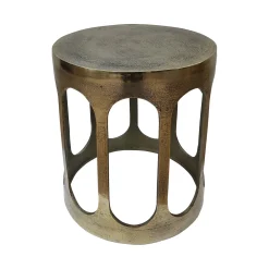 Richmond Interiors Ronde Bijzettafel|Ronde Bijzettafel Du Pont 45cm, kleur Brushed gold