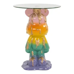 Richmond Interiors Ronde Bijzettafel|Ronde Bijzettafel Ebba Glas, 48cm