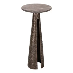 Richmond Interiors Ronde Bijzettafel|Ronde Bijzettafel Eldora Travertin