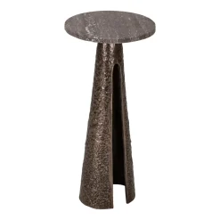 Richmond Interiors Ronde Bijzettafel|Ronde Bijzettafel Eldora Travertin