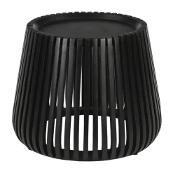 Artistiq Living Zwarte Bijzettafel|Ronde Bijzettafel|Ronde Bijzettafel Eriverto Mangohout, 50cm