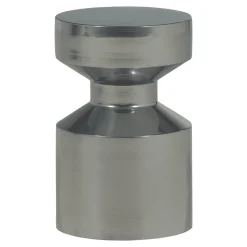 WOOOD Ronde Bijzettafel|Ronde Bijzettafel Ferry 30cm, kleur Chroom