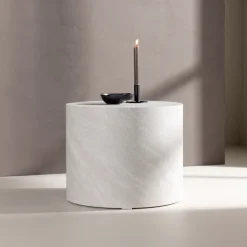 Nohr Ronde Bijzettafel|Ronde Bijzettafel Katiana Betonlook Grijs