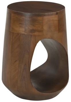Artistiq Living Ronde Bijzettafel|Ronde Bijzettafel Khaleel Mangohout, 32cm