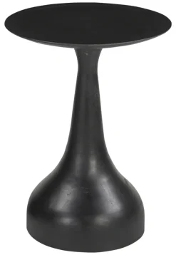 Artistiq Living Zwarte Bijzettafel|Ronde Bijzettafel|Ronde Bijzettafel Macio Mangohout, kleur Zwart