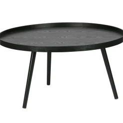WOOOD Zwarte Bijzettafel|Ronde Bijzettafel Mesa 78cm, kleur Zwart
