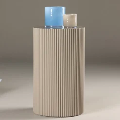 Nohr Zwarte Bijzettafel|Ronde Bijzettafel|Ronde Bijzettafel Mistina MDF, 30cm