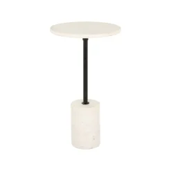 Richmond Interiors Ronde Bijzettafel|Ronde Bijzettafel Misty Marmer, 30cm