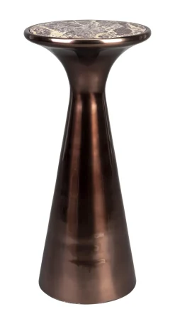 Dutchbone Ronde Bijzettafel|Ronde Bijzettafel Mount Marmer