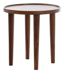 Light & Living Ronde Bijzettafel|Ronde Bijzettafel Qiano Acaciahout