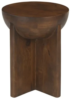 Artistiq Living Ronde Bijzettafel|Ronde Bijzettafel Sharenna Mangohout, 40cm
