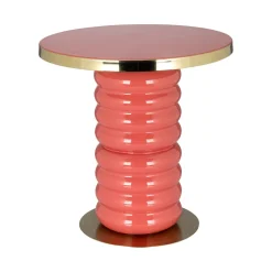 Richmond Interiors Ronde Bijzettafel|Ronde Bijzettafel Shirin 40cm Roze