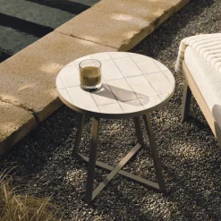 Kave Home Loungetafels & Bijzettafels|Ronde Bijzettafel Tella 45cm