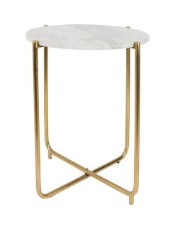 ZILT Ronde Bijzettafel|Ronde Bijzettafel Valdemar Marmer, 45cm