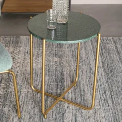 ZILT Ronde Bijzettafel|Ronde Bijzettafel Valdemar Marmer, 45cm