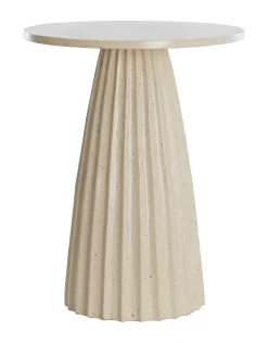 Light & Living Ronde Bijzettafel|Ronde Bijzettafel Veglia 40cm, kleur Zand