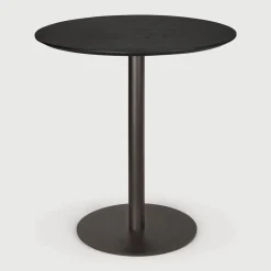 Ethnicraft Bistrotafels|Ronde Bistrotafel Blend 70cm, kleur Zwart
