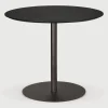 Ethnicraft Bistrotafels|Ronde Bistrotafel Blend 90cm, kleur Zwart