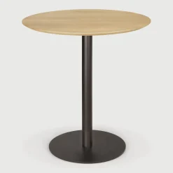 Ethnicraft Bistrotafels|Ronde Bistrotafel Blend 70cm, kleur Naturel