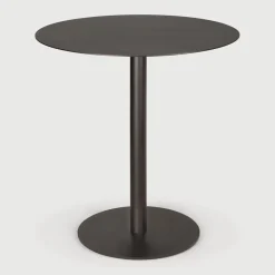 Ethnicraft Bistrotafels|Ronde Bistrotafel Blend 70cm, kleur Brons