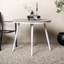 Nohr Eettafels Voor In Je Tuin|Ronde Bistrotafel Erikka Aintwood, 90cm