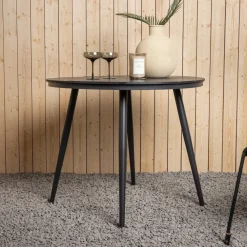 Nohr Eettafels Voor In Je Tuin|Ronde Bistrotafel Erikka Aintwood, 90cm