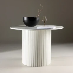 Nohr Ronde Eettafel|Ronde Eettafel Adrin 110cm, kleur Wit