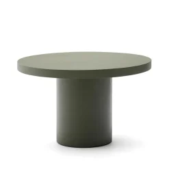 Kave Home Eettafels Voor In Je Tuin|Ronde Eettafel|Ronde Eettafel Aiguablava Beton, 120cm