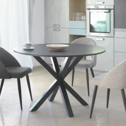 Kave Home Ronde Eettafel|Ronde Eettafel Argo MDF, 120cm Zwart