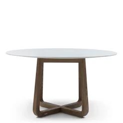 Rivièra Maison Ronde Eettafel|Ronde Eettafel Casone Marmer en eikenhout, 140cm
