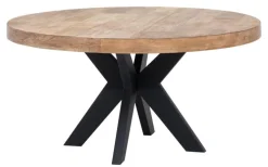 DTP Home Ronde Eettafel|Ronde Eettafel Darwin Teakhout Bruin, Zwart