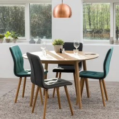 Bendt Ronde Eettafel|Ronde Eettafel Ebbe Eiken, 120cm