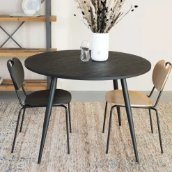 ZILT Ronde Eettafel|Ronde Eettafel Everton Teakhout, 110cm